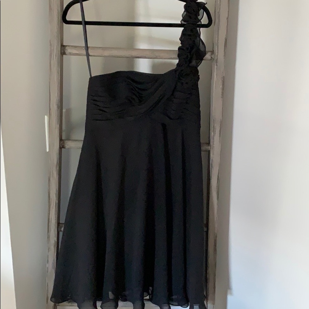 Great black dress.